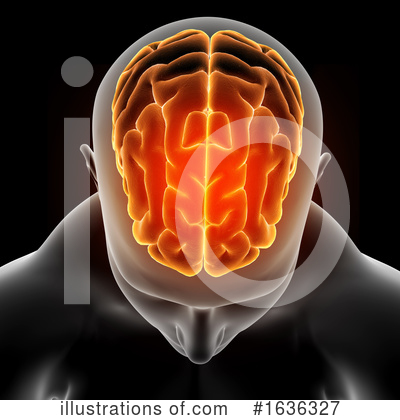 Royalty-Free (RF) Brain Clipart Illustration by KJ Pargeter - Stock Sample #1636327
