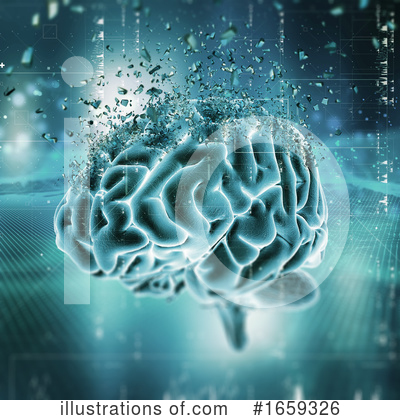 Royalty-Free (RF) Brain Clipart Illustration by KJ Pargeter - Stock Sample #1659326