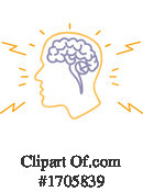 Brain Clipart #1705839 by patrimonio