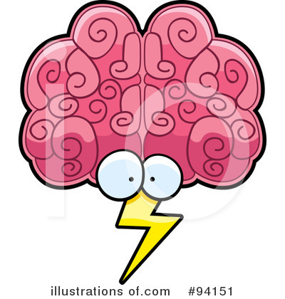 Royalty-Free (RF) Brain Clipart Illustration by Cory Thoman - Stock Sample #94151