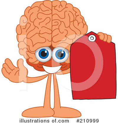 Brain Mascot Clipart #210999 by Toons4Biz
