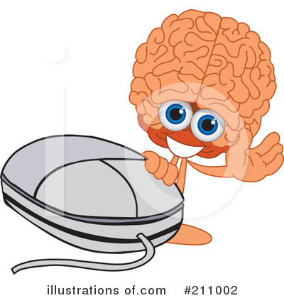 Brain Mascot Clipart #211002 by Toons4Biz