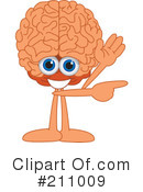 Brain Mascot Clipart #211009 by Toons4Biz
