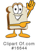 Bread Character Clipart #16644 by Mascot Junction