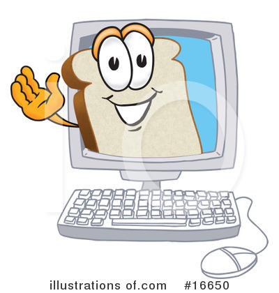 Bread Character Clipart #16650 by Toons4Biz