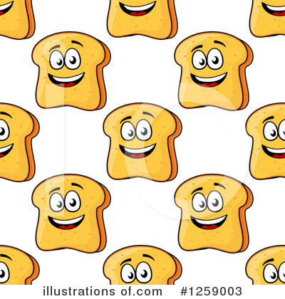 Toast Clipart #1259003 by Vector Tradition SM