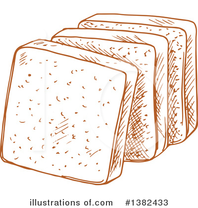 Toast Clipart #1382433 by Vector Tradition SM