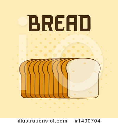 Royalty-Free (RF) Bread Clipart Illustration by Hit Toon - Stock Sample #1400704