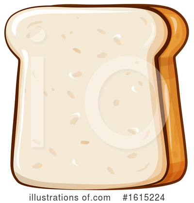 Bread Clipart #1615224 by Domenico Condello