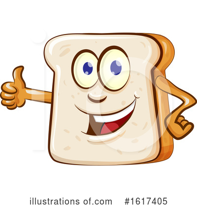Royalty-Free (RF) Bread Clipart Illustration by Domenico Condello - Stock Sample #1617405
