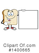 Bread Mascot Clipart #1400665 by Hit Toon