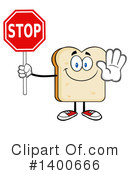 Bread Mascot Clipart #1400666 by Hit Toon