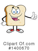 Bread Mascot Clipart #1400670 by Hit Toon