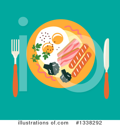 Royalty-Free (RF) Breakfast Clipart Illustration by Vector Tradition SM - Stock Sample #1338292