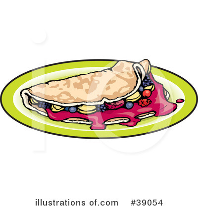 Royalty-Free (RF) Breakfast Clipart Illustration by Dennis Holmes Designs - Stock Sample #39054