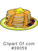 Breakfast Clipart #39059 by Dennis Holmes Designs