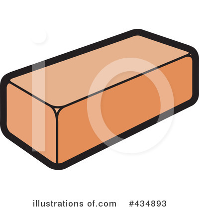 Royalty-Free (RF) Brick Clipart Illustration by Lal Perera - Stock Sample #434893