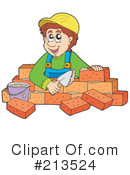 Bricklayer Clipart #213524 by visekart