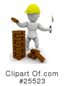 Bricklaying Clipart #25523 by KJ Pargeter