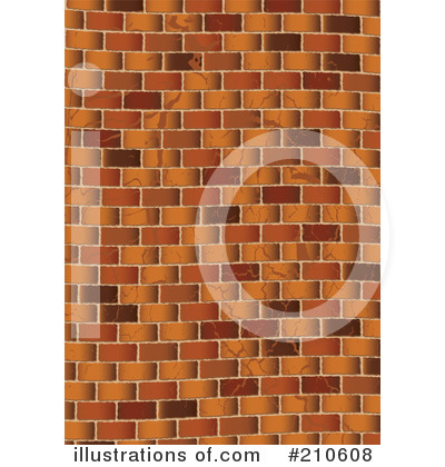 Royalty-Free (RF) Bricks Clipart Illustration by michaeltravers - Stock Sample #210608