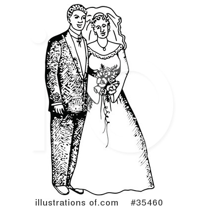Royalty-Free (RF) Bridal Clipart Illustration by C Charley-Franzwa - Stock Sample #35460