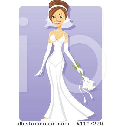 Royalty-Free (RF) Bride Clipart Illustration by Amanda Kate - Stock Sample #1107270