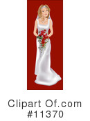 Bride Clipart #11370 by AtStockIllustration