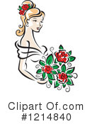 Bride Clipart #1214840 by Vector Tradition SM