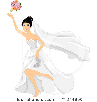 Royalty-Free (RF) Bride Clipart Illustration by BNP Design Studio - Stock Sample #1244950