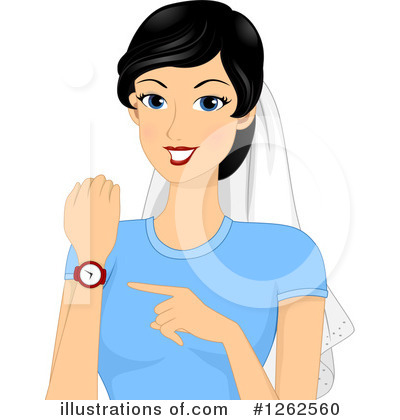 Royalty-Free (RF) Bride Clipart Illustration by BNP Design Studio - Stock Sample #1262560