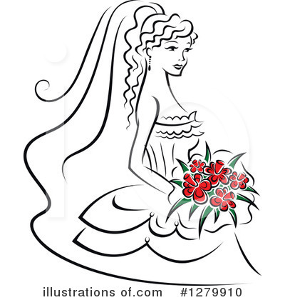 Bouquet Clipart #1279910 by Vector Tradition SM