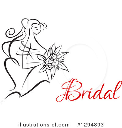 Royalty-Free (RF) Bride Clipart Illustration by Vector Tradition SM - Stock Sample #1294893