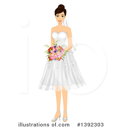 Wedding Dress Clipart #1392303 by BNP Design Studio