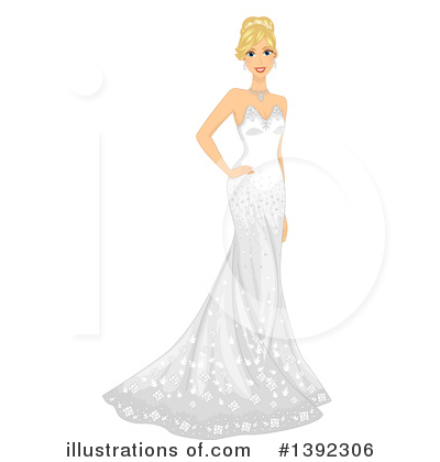 Bride Clipart #1392306 by BNP Design Studio