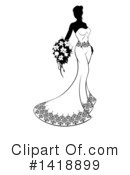 Bride Clipart #1418899 by AtStockIllustration