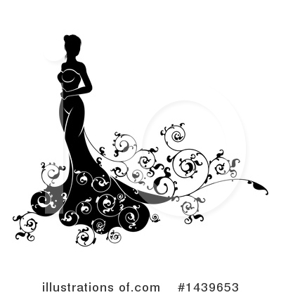 Royalty-Free (RF) Bride Clipart Illustration by AtStockIllustration - Stock Sample #1439653