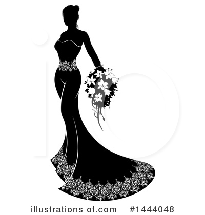 Royalty-Free (RF) Bride Clipart Illustration by AtStockIllustration - Stock Sample #1444048