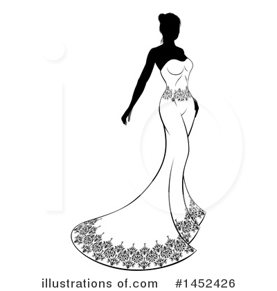 Royalty-Free (RF) Bride Clipart Illustration by AtStockIllustration - Stock Sample #1452426