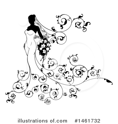 Royalty-Free (RF) Bride Clipart Illustration by AtStockIllustration - Stock Sample #1461732