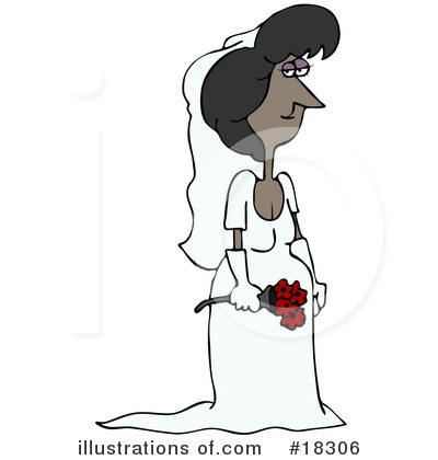 Royalty-Free (RF) Bride Clipart Illustration by djart - Stock Sample #18306