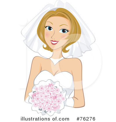 Royalty-Free (RF) Bride Clipart Illustration by BNP Design Studio - Stock Sample #76276