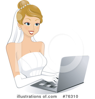 Royalty-Free (RF) Bride Clipart Illustration by BNP Design Studio - Stock Sample #76310