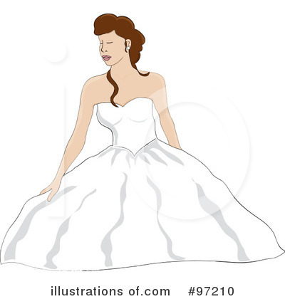 Wedding Dress Clipart #97210 by Pams Clipart