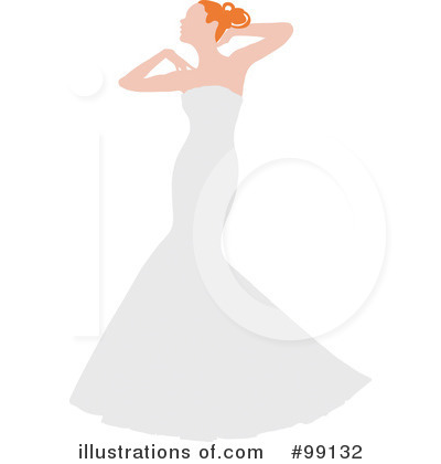 Royalty-Free (RF) Bride Clipart Illustration by Pams Clipart - Stock Sample #99132
