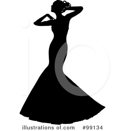 Wedding Dress Clipart #99134 by Pams Clipart