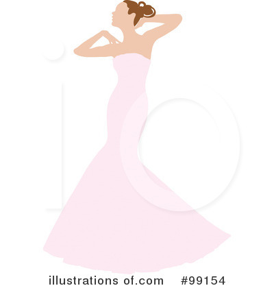 Royalty-Free (RF) Bride Clipart Illustration by Pams Clipart - Stock Sample #99154