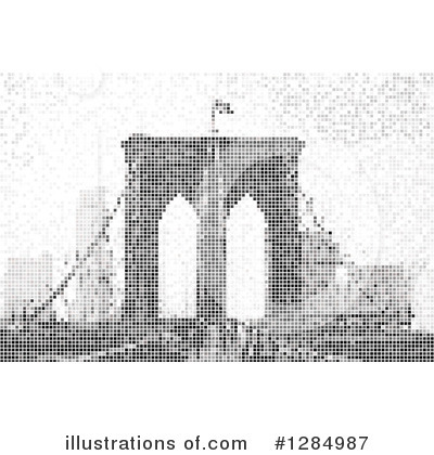 Royalty-Free (RF) Bridge Clipart Illustration by Arena Creative - Stock Sample #1284987