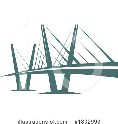 Royalty-Free (RF) Bridge Clipart Illustration by Vector Tradition SM - Stock Sample #1802993