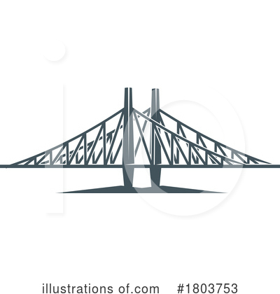 Royalty-Free (RF) Bridge Clipart Illustration by Vector Tradition SM - Stock Sample #1803753