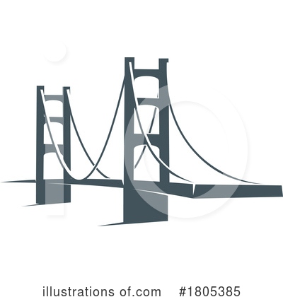 Royalty-Free (RF) Bridge Clipart Illustration by Vector Tradition SM - Stock Sample #1805385